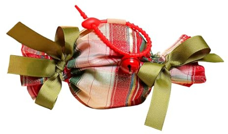 2 Stück große Weihnachts Geschenkbeutel mit Kordelzug, wiederverwendbare Stoff Party Leckerbissen für Geschenkverpackungen und Urlaubsdekoration, großer wiederverwendbarer Stoff für Dekoration
