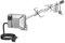 onlyfire BRK-6012 Universal Gas Grill Rotisserie Kit, 12x12 mm heavy duty Hexagon Spit Rod, 114cm long, Electric Motor for UK