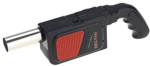 ASHATA Portatile Barbecue Ventilatore, Grill Blower Fire Barbecue Manuale Ventilatore Air Blower, Portatile Palmare Elettrico BBQ Ventilatore Air Blower per Campeggio Esterno Picnic Barbecue