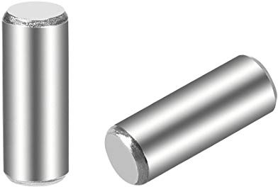 sourcing map 15 Stück 5 x 14mm (ca. 13/64) Zylinderstifte 304 Edelstahl Holz Etagenbett Dübelstifte Regal Heringe Stützregale
