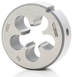 BAER Schneideisen G 1/2 x 14 - HSS Gewindeschneider - Rohrgewinde - Gewindeschneideisen - Außengewindeschneider - Gewinde schneiden - Rohrgewindeschneider