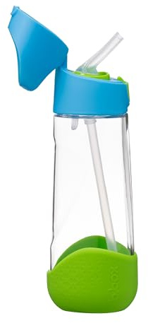 b.box Tritan Drink & Water Bottle | Easy Grip Bottle and Leakproof Lid | Cool Modern Child Friendly Design, Best for After Sippy Cup | 600ml/20