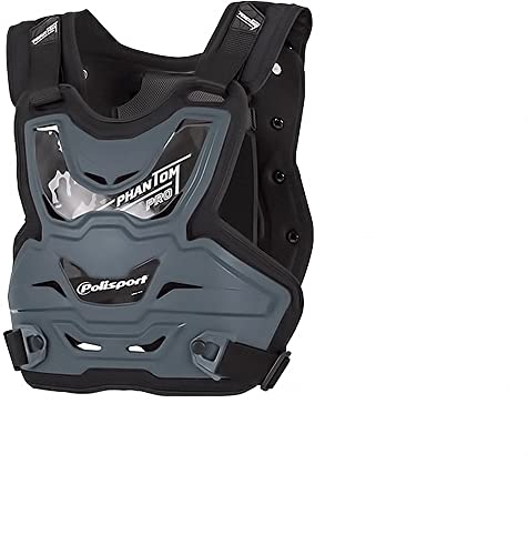 Polisport Brustpanzer Phantom Pro grau/schwarz