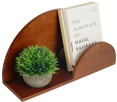 Belle Vous Mensole da Muro Legno Pino per Ingresso - Lunghezza 40 cm - Mensole Legno Naturale Organizer per Chiavi e Portafogli - Mensole Cameretta, Mensole Cucina, Mensole Bagno, Soggiorno ed Ufficio