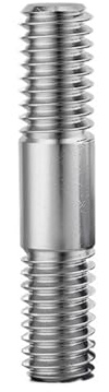 M3 M4 M5 M6 M8 M10 M12 M16 304 Edelstahl Kopflose Stehbolzen Schraube Stange Zahn Stick Dual Kopf Gewinde Stange (Size : 90mm, Color : M5-3pcs)