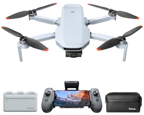 Potensic ATOM 2 Drone with Camera for Adults 4K Video, 8K Photo, Under 249g, 3-Axis Gimbal, 10KM Transmission, AI Track, Vertical Shooting, AI Night Shot, QuickShots, Fly More Combo (96-Min Flight)