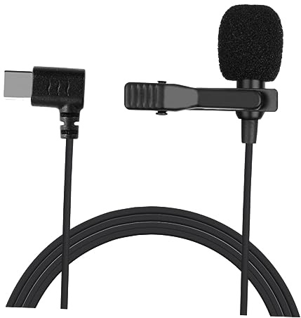 TOYANDONA Lavalier-mikrofon Mit USB-c-anschluss Ansteckmikrofon Kondensatormikrofon Für Live-übertragungen Spielkommentare Vog Rauschunterdrückung Clip Für Kleidung