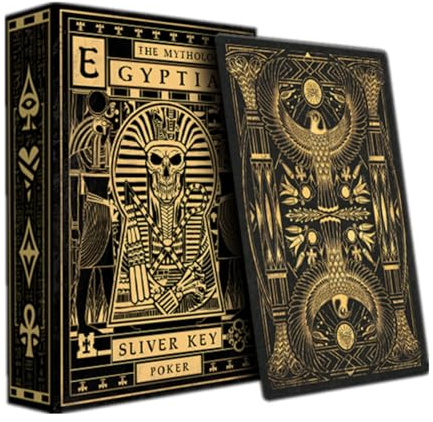 TAOYATAO Egyptian Mythology Playing Cards Poker Collection Rare Limited Poker Cards Gift for Men or Women, Great for Magic,Card Games and Party