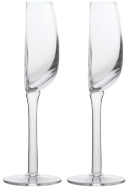 Verre à vin rouge, demi-verre fantaisie en 22,5 x 7 x 6 cm, calice à pied long, élégant et design, verre semi-circulaire pour mariages, rassemblements, festivals