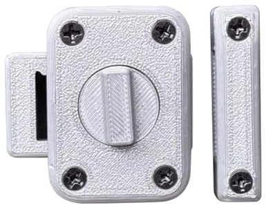 Chiavistello di sicurezza per porta, resistente, per finestre del bagno, porte in legno, serratura liscia per cancello per casa, camera da letto, posto di lavoro, dormitorio, accessori per la