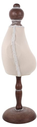 AKOOSY Maniquí de Joyería Vintage Base Alta Soporte para Collar y Gargantilla Exhibidor Decorativo para Collares y Cadenas en Tiendas y Ferias Comerciales