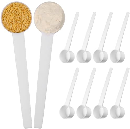 DOITOOL Cucchiaio dosatore da 5 grammi di creatina Gram Cucchiaio da cucchiaino per polvere Cucchiaino da tè Misuratore Cucchiaio e Tazze Set Per Secco o Liquido