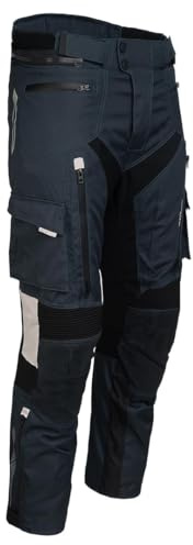 Mycl Turell TransAlpin HighPro 2in1 - Motorradhose Herren mit Protektoren (herausnehmbar) - CE AA Sympatex wasserdicht - All Season Motorrad Hose Herren - Stylish & Sicher