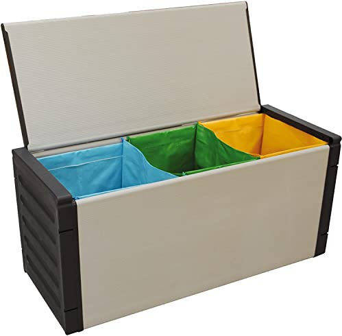 FRANKYSTAR Panca Cassapanca Raccolta Differenziata incluso 3 Borse