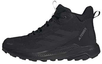 adidas Herren Terrex Anylander Mid RAIN.RDY Hiking Shoes, Core Black/Core Black/Grey Four, 48 EU
