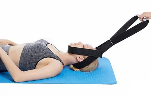 GRISHA Neck Stretcher Strap,Neck Support belt,Spine Decompression Tool, Cervical Traction Device for Physical Therapy and Chiropractic Care (A)