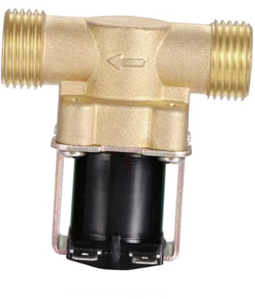 Healeved 12V Magnetventil 2st Elektromagnetisches Ventil Magnetventil Wasserregelventil Alles Bronze Rückschlagventil Dc12v Quick Connect