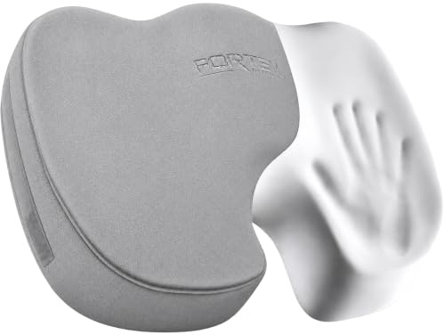FORTEM Seat Cushion, Office Chair Cushion for Tailbone Sciatica Pain Relief
