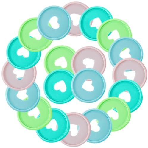 CANIGHT 80stücke Binder Discs Pastellfarben Bindungsringe Für Notizbücher Planer Und Lose- Für Kreative Organisation Und Home-office-dekoration