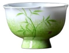 SAMCIOI Tea Cup Coffee Cups Pure Hand-painted Ceramic High-foot Teacup Home Petal Host Cup Single Cup Tea Cup Tea Cup Tea Infuser Mug