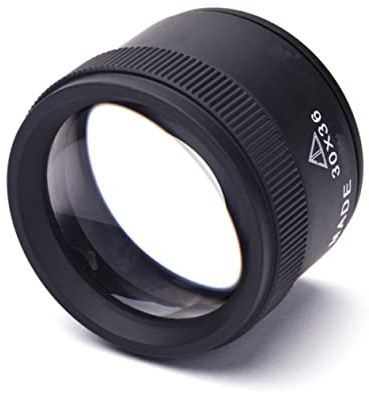 TOPPERFUN Optical Glass Loupe Magnifier for Jewelry Coins Stamps with Lens Pocket Magnifying Loupe for Watchmakers Numismatists and Hobbyists in Gift Box
