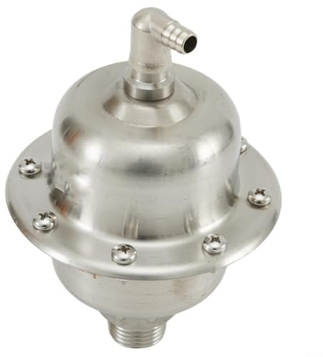 Stainless steel automatic air release valve for floor heating and boiler pipelines, engineered for pressure resistance and long lasting performance in heating systems (DN15)