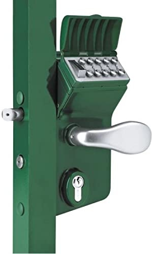 Locinox - Serrure à code mécanique LMKQ40 Thermolaquée verte Profil 40 mm Axe à 60 mm