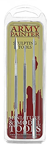The Army Painter TL5036 – Modellierwerkzeug | 3-teiliges Set | Edelstahlwerkzeuge für Kunststoff-, Harz- und Metallmodellierung | Perfekt für Tabletop Wargames und Miniaturmodellbau
