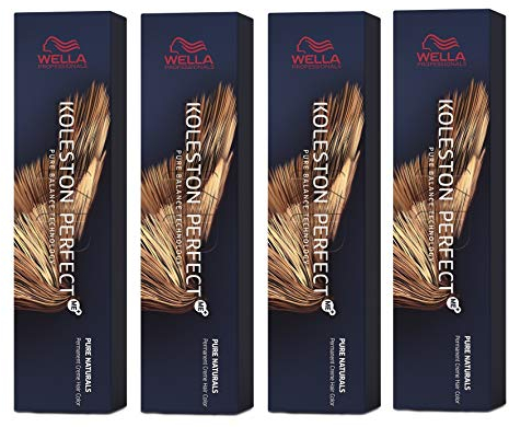 4er Wella Koleston Perfect ME+ 5/0 Hellbraun 60 ml