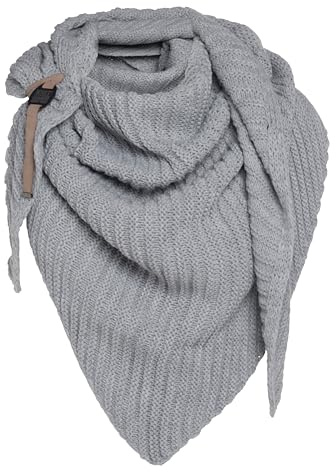 KNIT FACTORY - Demy Dreiecksschal - Damen Strickschal mit Wolle - Winterschal - Herbst & Winter Essentials - Winter Dreieckstuch - Tuch Schal für Winter - Hochwertige Qualität - 190x85 cm