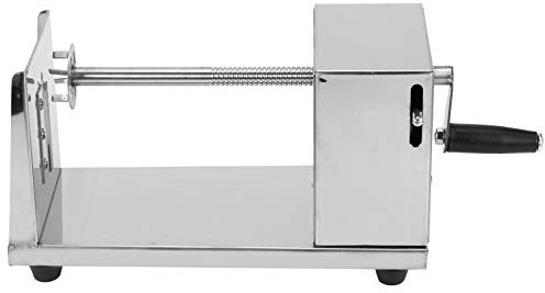 BWLZSP Kartoffelschneider Kartoffeldreher Hand, Edelstahl Handkurbel Manuelle Spirale Kartoffeldreher Gemüseschneider Schneidewerkzeug Küchenutensilien