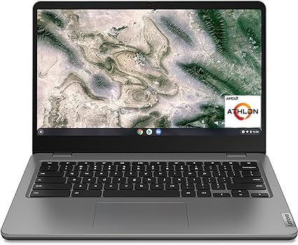 Lenovo IdeaPad 3 Chromebook 14APO6 - Computer portatile 14'' FHD Touch (AMD 3015Ce, RAM 8 GB, eMMC 128 GB, AMD Radeon Graphics, Chrome OS) Tastiera AZERTY Francese - Grigio