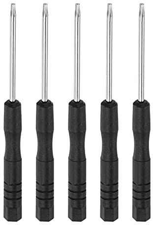 sourcing map 5Stk. Mini Torx Schraubendreher, T6-Sternkopf für Uhren Brillen Elektronik Reparatur