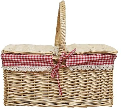 NTTNL Ensaladera Cesta de Frutas y Verduras, Estante for Frutas, Bandeja de Comida, Cesta de Frutas portátil, Cesta de Frutas Tejida a Mano, Bandeja de Postre Hogar y Cocina
