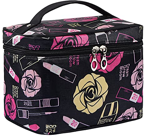 Cozlly Große Reise Kosmetiktasche Mädchen, Wasserdicht Kulturbeutel, Make up Tasche, Schminktasche Kosmetiktasch Organizer Kulturtasche für Damen, Waschbeutel, Kosmetik Reise Kulturbeutel für Damen