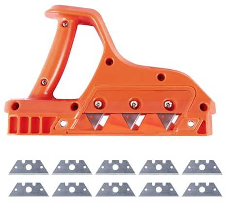 Handhobel Gipskarton Raspel Hobel Feile Mini-Holzhobeln, Verstellbarer Mini-Einhandhobel, Blockhobel klein Hand Trimming Hobel, Holzschneidehobel zum Trimmen von Projekten, DIY-Modellbau (45 Grad)