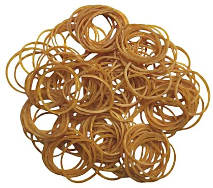 JYC CREATIVE Elastic Rubbers, Wide Elastic Rubbers, Durable Elastic Rubbers, Resistant Elastic Rubbers, Reusable Elastic Rubbers, (Yellow, 50g, 60)