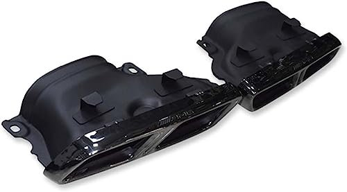 DBCFL Endstuck Auspuff für Mercedes Benz C63 W205 C200 C300 C180 C260 2015-2018, Auspuffblenden Edelstahl Auto Endstück Endschalldämpfer Spitze Endrohrblende,A