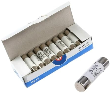 AIRUIXI Keramik-Sicherung 5 Stücke 10 * 38 flinke Keramiksicherung 10x38mm Sicherung 500 V 0,5 A 1A 2A 4A 5A 6A 8A 10A 16A 20A 32A RO15 RT18 RT14(3A)