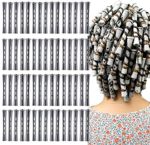 Bigodini Permanente Per Capelli Corti | 60 Pezzi Bigodini Per Styling Permanente,Stilizzazione Manuale Donna Ricciarricci Attrezzi Per Casa Salone Accademia Parrucchiere