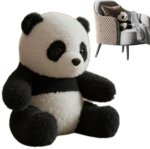 Yongmcxhhj Plüschtier Panda Bär - Plüschiger Panda Bär - Kuschelpuppe Zum Trösten Und Entspannen Für Kinder Erwachsene Geburtstag Kinderzimmer-Deko