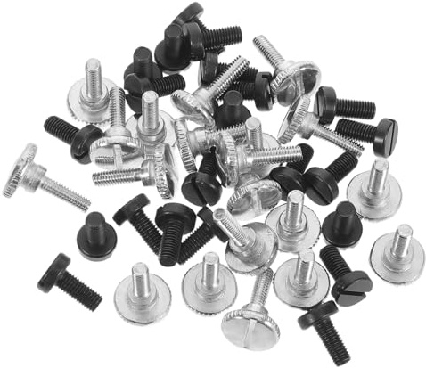 Homoyoyo 60 Tornillos para Máquinas de Coser Juego de Sujetadores Metálicos para Prensatelas y Tornillos de Fijación de Aguja Repuestos para Mantenimiento y Reparación en Casa