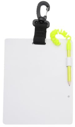 Fravsiu Tableau d'écriture subaquatique,Équipement Portable avec éclairage - Carnet subaquatique pour plongée - pour débutants en Snorkeling, grottes, Lacs, Formation, Photographie sous-Marine