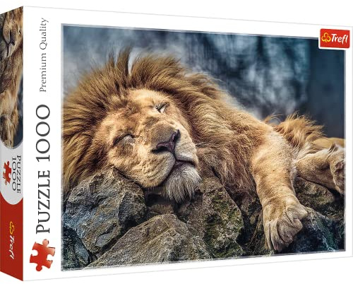 Trefl - Puzzle 1000 Teile, Der schlafende Löwe, Afrika