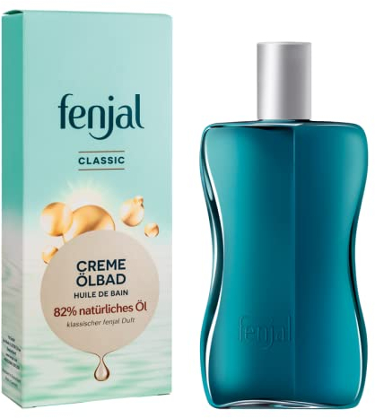 fenjal Bagno olio crema – 200 ml, bagno vegano con olio naturale all'82%, profumo, pelle da normale a molto secca – Classic