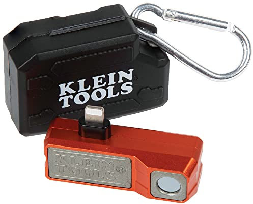 Klein Tools TI222 Imageur thermique pour iPhone et tous les appareils iOS, caméra d'imagerie thermique, 10 800 pixels, trois palettes de couleurs, températures hautes/basses