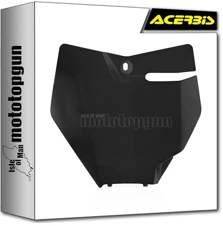 acerbis 0022927.092 vordere nummer tur schwarz metal kompatibel mit ktm sx 85 2018 2019 2020 2021 2022 mototopgun