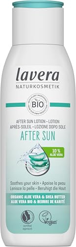 lavera Lotion Après-Soleil - Soin hydratant 24 h - apaisant & rafraîchissant - protection solaire - vegan - cosmétique naturelle - 200 ml