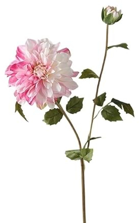 Europäische Kunstblumen, zarte Dahlien, Dahlien-Hochzeitsdekorationen, Seidenblumen for zu Hause, Kunstblumen (Color : pink)