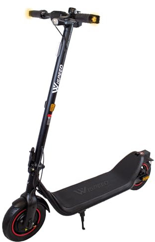 Wispeed - C10-55 Max - Trotinette Électrique pour Adultes - Roues 10 - Autonomie Max 55km - IPX5 - Scooter électrique - Moteur 350 W - Noir